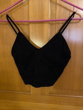 Altar'd State Black Lace Crop Bralette/Crop Top